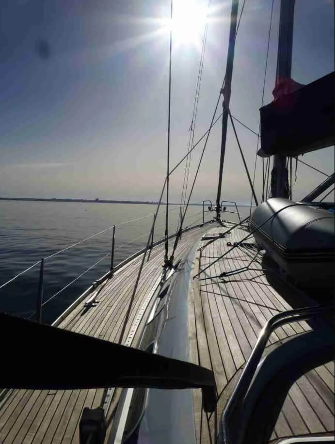 teak-deck-with-sunset